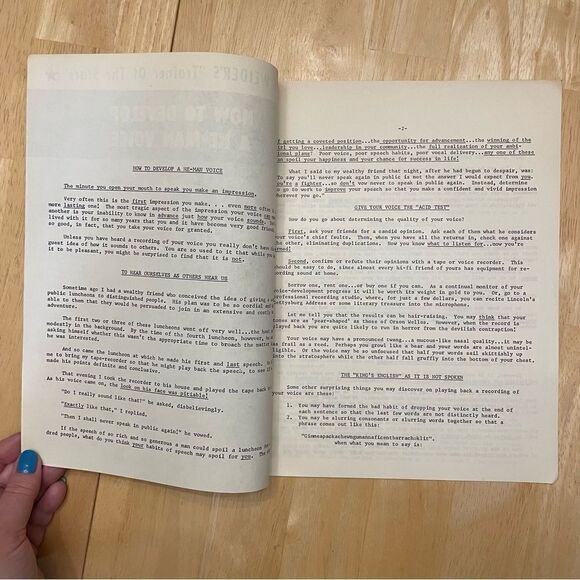 Vintage Joe Weider How to Develop a He-Man Voice Booklet Bodybuilding - Picture 2 of 4